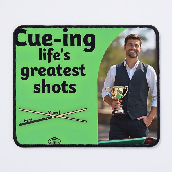 Item preview, Professional Billiard Champion Celebrating Victory Poster designed and sold by Teeshirtstoday.com.