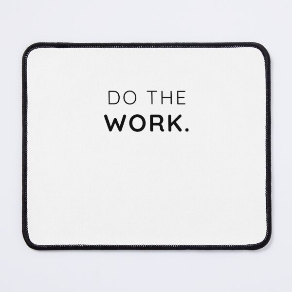 Item preview, Do The Work. - Minimal Motivational Typography Design designed and sold by Lynn Creates.