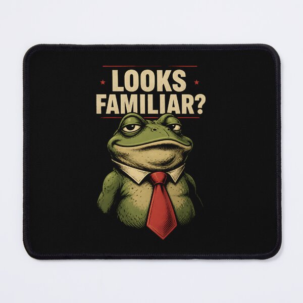 Item preview, Looks Familiar Business Frog Smug Toad designed and sold by SplashTastic.
