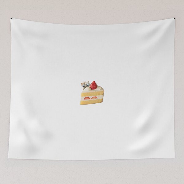 Item preview, Cake, Cute Dog, Kawaii T-shirts ,Pomeranian, strawberry,Japanese shortcake,T-shirts designed and sold by Cocohappysmiles.