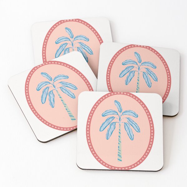 Item preview, PLAYFUL PALM MEDALLION - TANGERINE designed and sold by Courtney Nicholls.