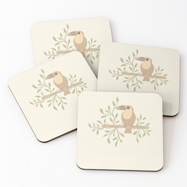 Item preview, Pastel Bird on Branch | Soft Nature Illustration designed and sold by Kozee.