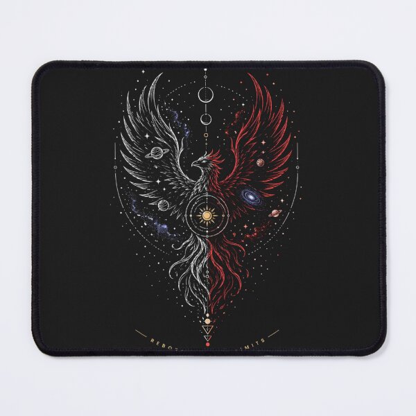 Item preview, Phoenix Reborn Beyond Limits T-Shirts – Cosmic Fire Wings designed and sold by KDesignCrafts.