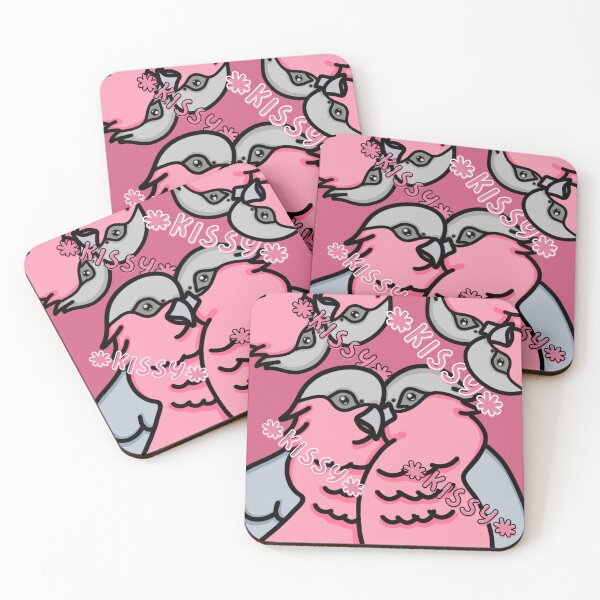 Item preview, *Kissy* *Kissy* A Pair of Galah - A Derpybird design designed and sold by YOjosie.