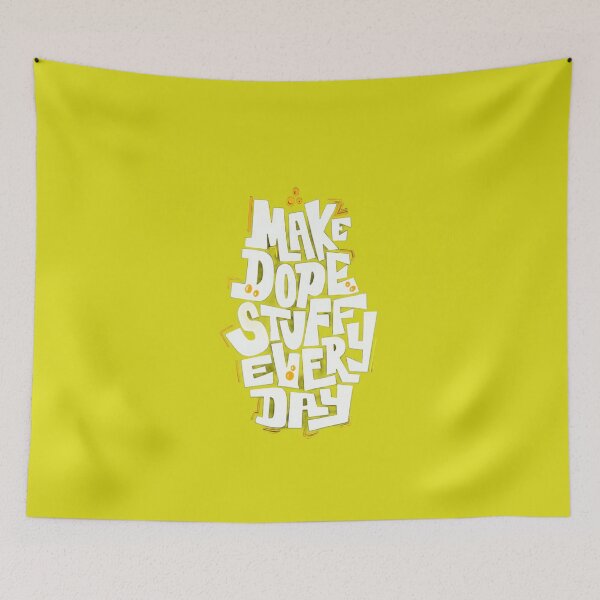 Item preview, Make Dope Stuff Every Day Bold Typography designed and sold by NexusCreash.