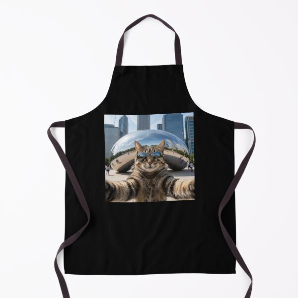 Item preview, Cat Selfie Chicago Cloud Gate Mirrored Sunglasses designed and sold by snowry.