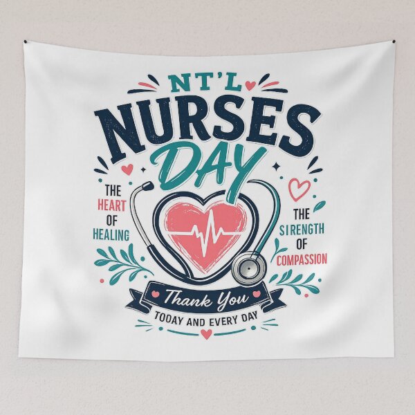 Item preview, National Nurses Day T-Shirt – Thank You Nurses Design, Healthcare Appreciation Gift, Nurse Life Shirt designed and sold by afr-saad.