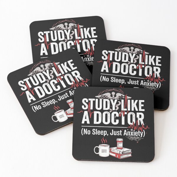 Item preview, Study Like a Doctor No Sleep Just Anxiety Medical Student designed and sold by Amr Darwish Graphic designer.