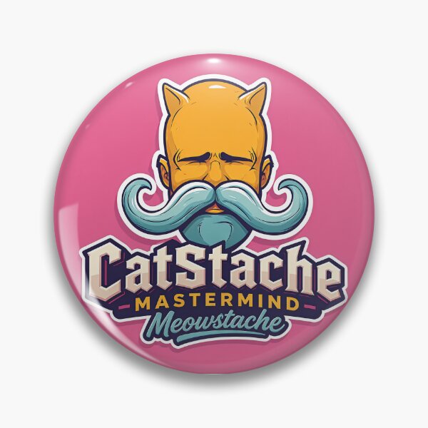 Item preview, Meowstache Mastermind designed and sold by RainToday.