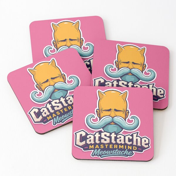 Item preview, Meowstache Mastermind designed and sold by RainToday.