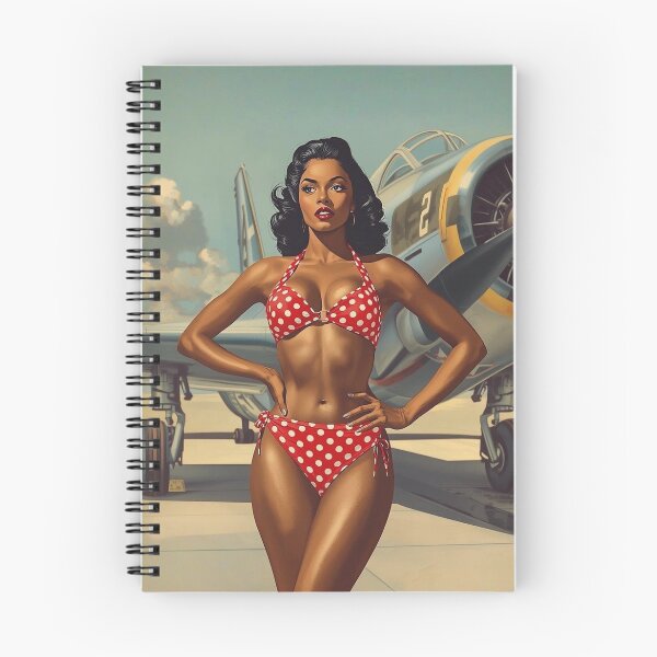 Artikelvorschau, Klassisches Warbird-Pin-up-Girl der 1950er Jahre – Vintage-Aviation-Ästhetik entworfen und verkauft von MissSaylor.