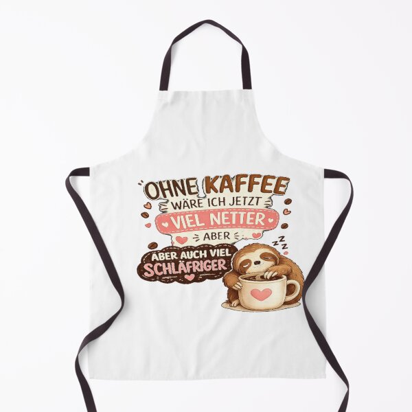 Item preview, I'd be nicer without coffee – Funny sloth coffee saying design designed and sold by khawariweaves.