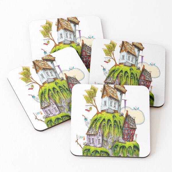 Item preview, Whimsical Hilltop House designed and sold by ngocanhqn102.