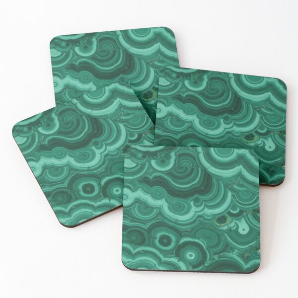 Item preview, Green Malachite Crystal Rings Pattern designed and sold by SurfaceCraft Studio.