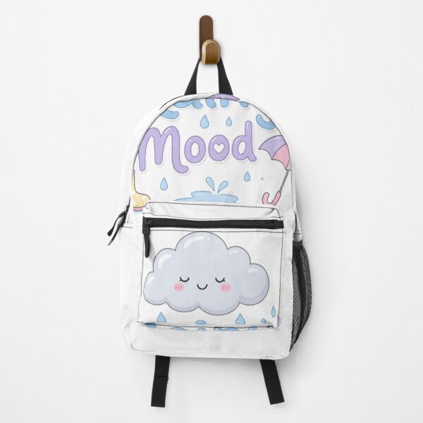 Item preview, Cute Rainy Mood Aesthetic Design | Kawaii Cloud & Umbrella Pastel Minimal White Background Cozy Vibes Sticker, T-Shirt, Phone Case designed and sold by Sanika arts .