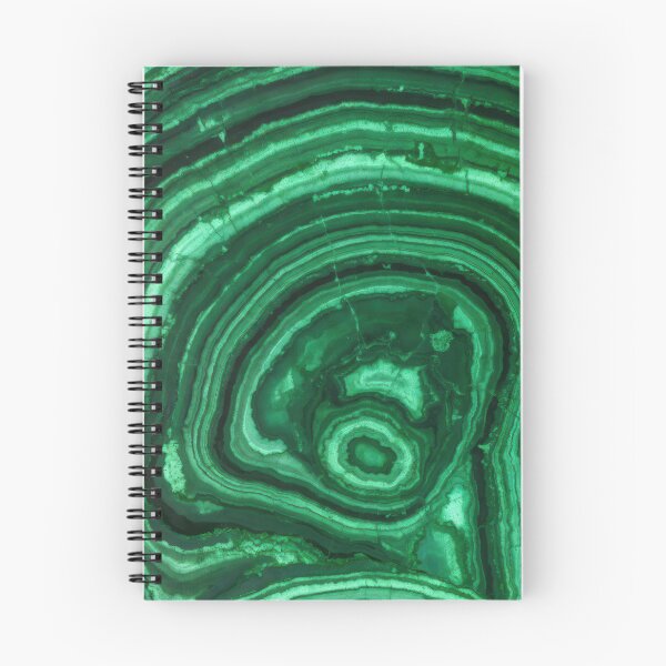 Item preview, Green Malachite Spiral Gemstone Texture designed and sold by SurfaceCraft Studio.