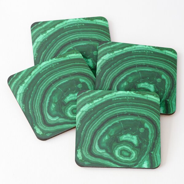 Item preview, Green Malachite Spiral Gemstone Texture designed and sold by SurfaceCraft Studio.