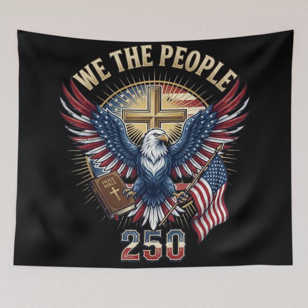 Item preview, Patriotic American Eagle Holy Bible Cross USA 250th Anniversary Semi Quincentennial designed and sold by KrystinaGiGi.