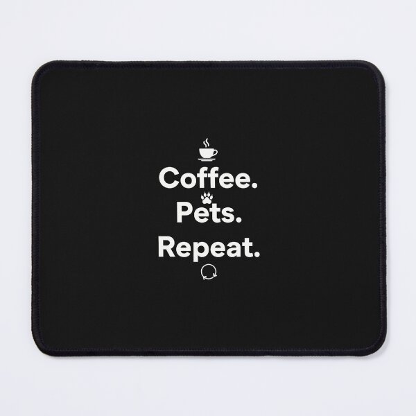 Item preview, Coffee Pets Repeat Graphic T-Shirt for Pet Lovers designed and sold by artlife4.