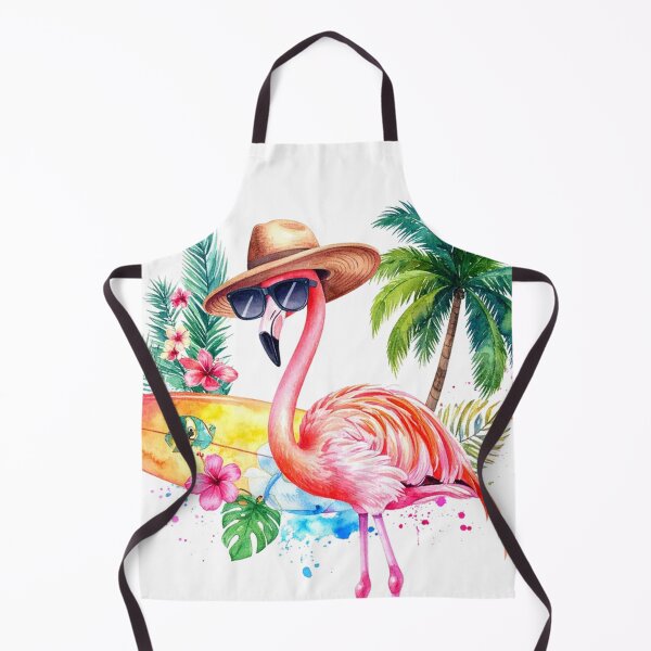 Item preview, Tropical Surfer Flamingo designed and sold by EdicrisR.