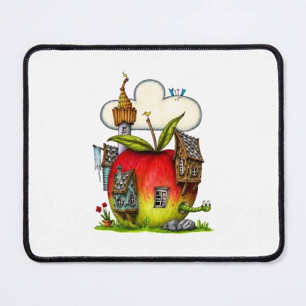 Item preview, Whimsical Apple House with Charming Details designed and sold by ngocanhqn102.