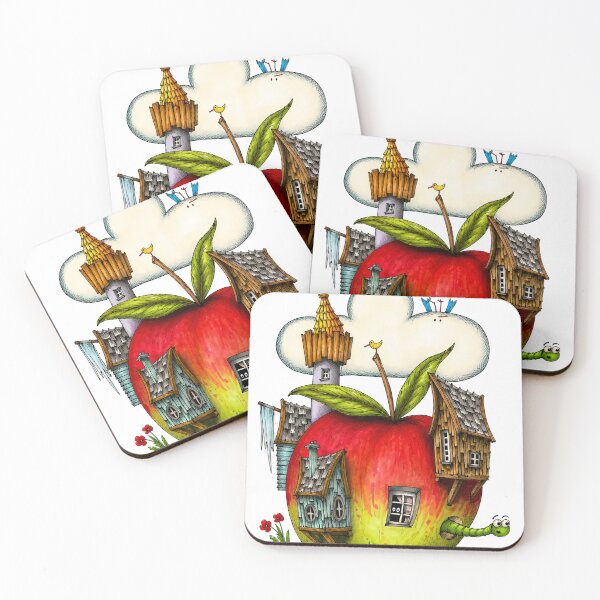 Item preview, Whimsical Apple House with Charming Details designed and sold by ngocanhqn102.