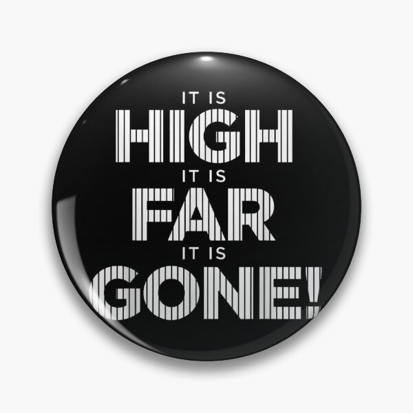 Item preview, It Is High It Is Far It Is Gone Baseball Home Run designed and sold by KrystinaGiGi.