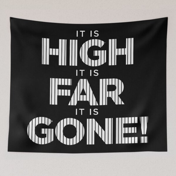 Item preview, It Is High It Is Far It Is Gone Baseball Home Run designed and sold by KrystinaGiGi.