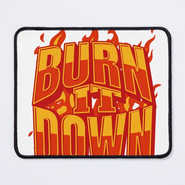 Item preview, Burn It Down Visionary Wrestling Fan Design Monday Night Messiah Revolutionary Gift designed and sold by Jenzey.