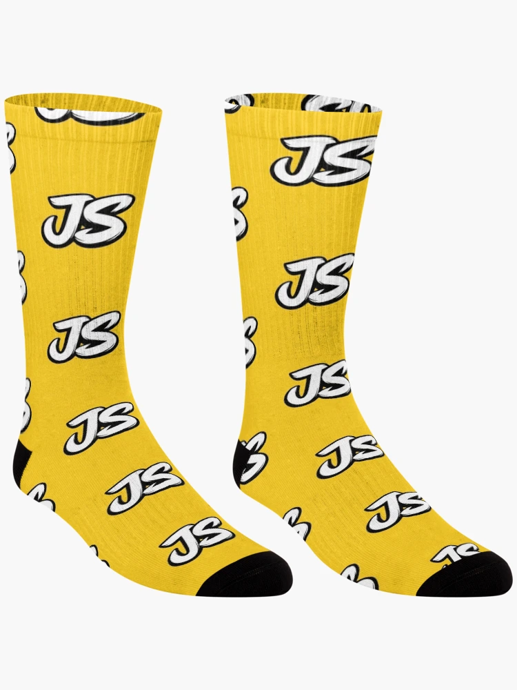 Thumbnail 3 of 5, Socks, JavaScript Logo – Hand‑Drawn Style designed and sold by Elegant160.