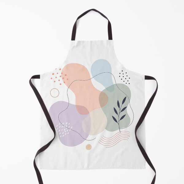 Item preview, Minimal Abstract Shapes Design | Pastel Aesthetic Modern Art | Soft Organic Blob Illustration on White Background designed and sold by Sanika arts .