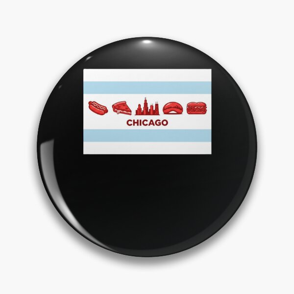 Item preview, CHICAGO Hot Dog Pizza Bean Italian Beef Skyline designed and sold by snowry.