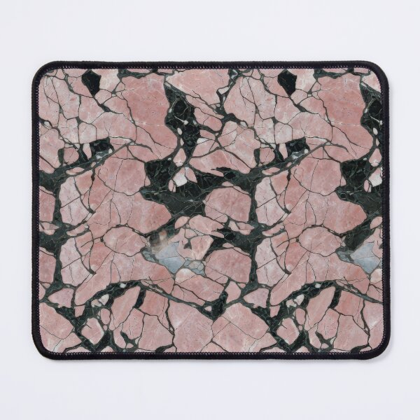Item preview, Soft Pink Rhodonite Gemstone Seamless Pattern designed and sold by SurfaceCraft Studio.