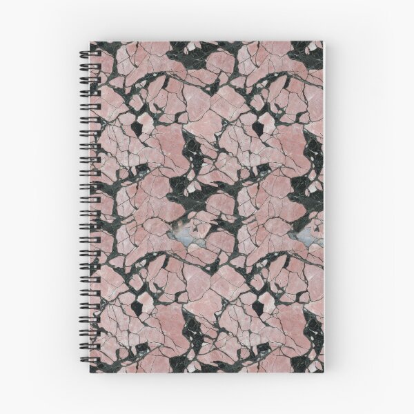 Item preview, Soft Pink Rhodonite Gemstone Seamless Pattern designed and sold by SurfaceCraft Studio.