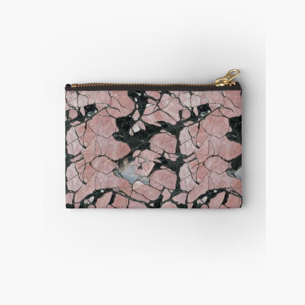 Item preview, Soft Pink Rhodonite Gemstone Seamless Pattern designed and sold by SurfaceCraft Studio.