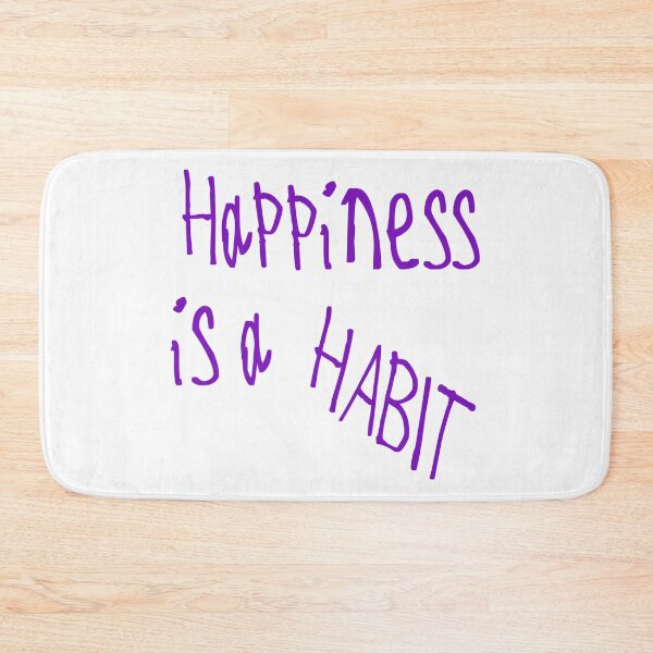 Item preview, Happiness is a Habit designed and sold by kinpirks.