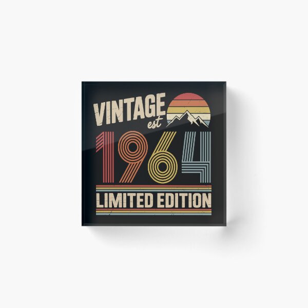 Item preview, Vintage 1964 Birthday : 62nd Birthday Retro Gift, Sixty two Gift Idea, 62nd Birthday Gift, Vintage 1964 Birthday designed and sold by Merchall  store.