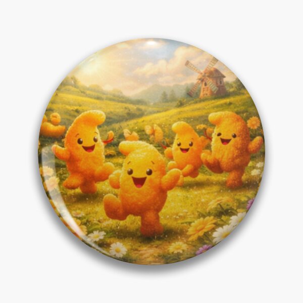 Item preview, Joyful Puffs Frolic in a Sunny Meadow. designed and sold by JoyNest = "The nest of joy".