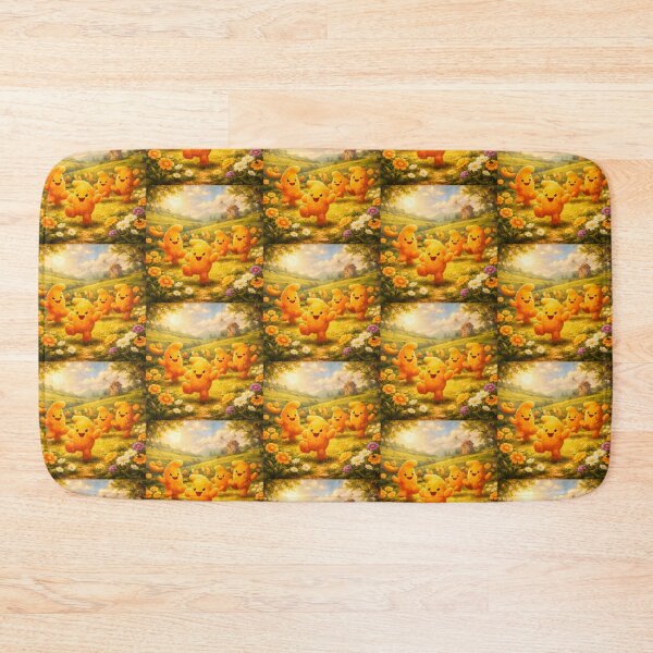 Item preview, Joyful Puffs Frolic in a Sunny Meadow. designed and sold by JoyNest = "The nest of joy".