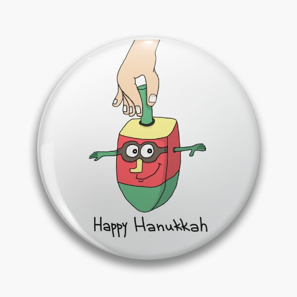 Item preview, Happy Hanukkah Dreidel - Funny Quirky Holiday Character Art designed and sold by MyxaART.