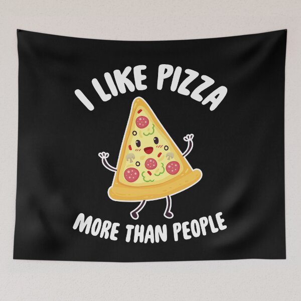 Item preview, I like pizza more than people - Pizza Lover designed and sold by Captain Mood.