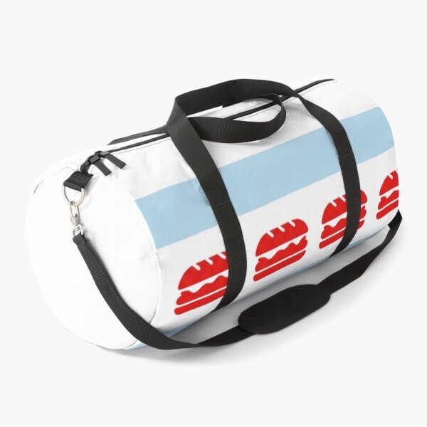 Item preview, Chicago Hot Dog Flag Style City Foodie Emblem designed and sold by snowry.