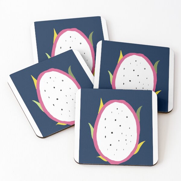 Item preview, Colorful Dragon Fruit (Halved) in Navy Blue designed and sold by Designs by Sara Felton.