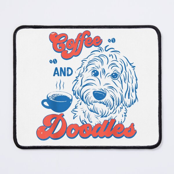 Item preview, Coffee And Doodles Funny Doodle Coffee Club Pet Lover Design designed and sold by RonnyMilleoArt.