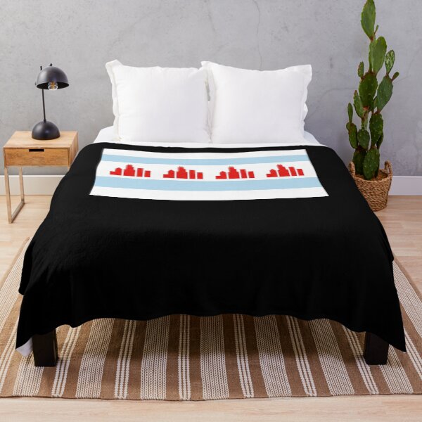 Item preview, Chicago Skyline City Flag Pride Urban Design designed and sold by snowry.