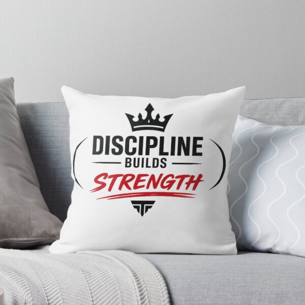Item preview, Discipline builds strength |  motivational Gym design  designed and sold by arifali786.