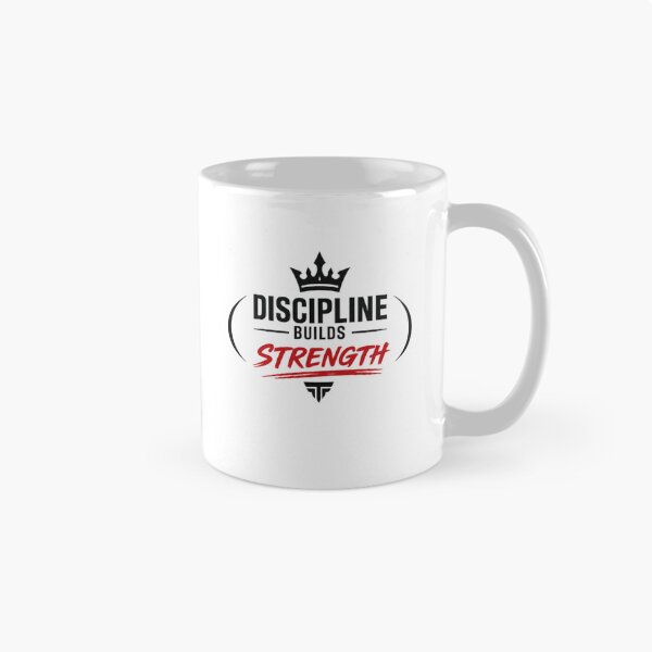 Item preview, Discipline builds strength |  motivational Gym design  designed and sold by arifali786.