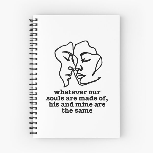Item preview, Whatever our souls are made of, his and mine are the same - Line Art designed and sold by vadelista.