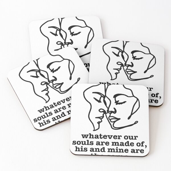 Item preview, Whatever our souls are made of, his and mine are the same - Line Art designed and sold by vadelista.