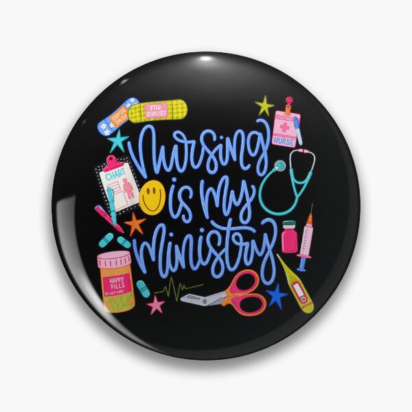 Item preview, Nursing Is My Ministry Inspirational Healthcare Worker Nurse Appreciation Colorful Art designed and sold by NgumohaLanke.